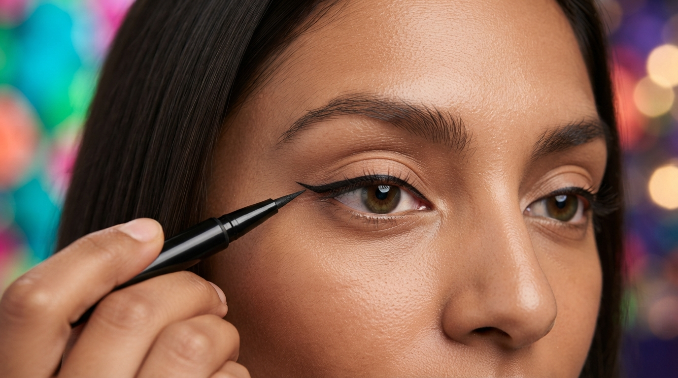 Maquiagem para Olhos Encapuzados - referência visual 2